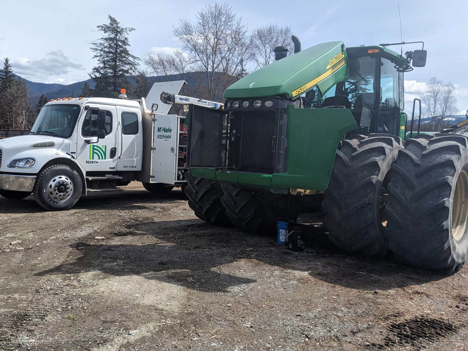 Applicator Sprayer in Field