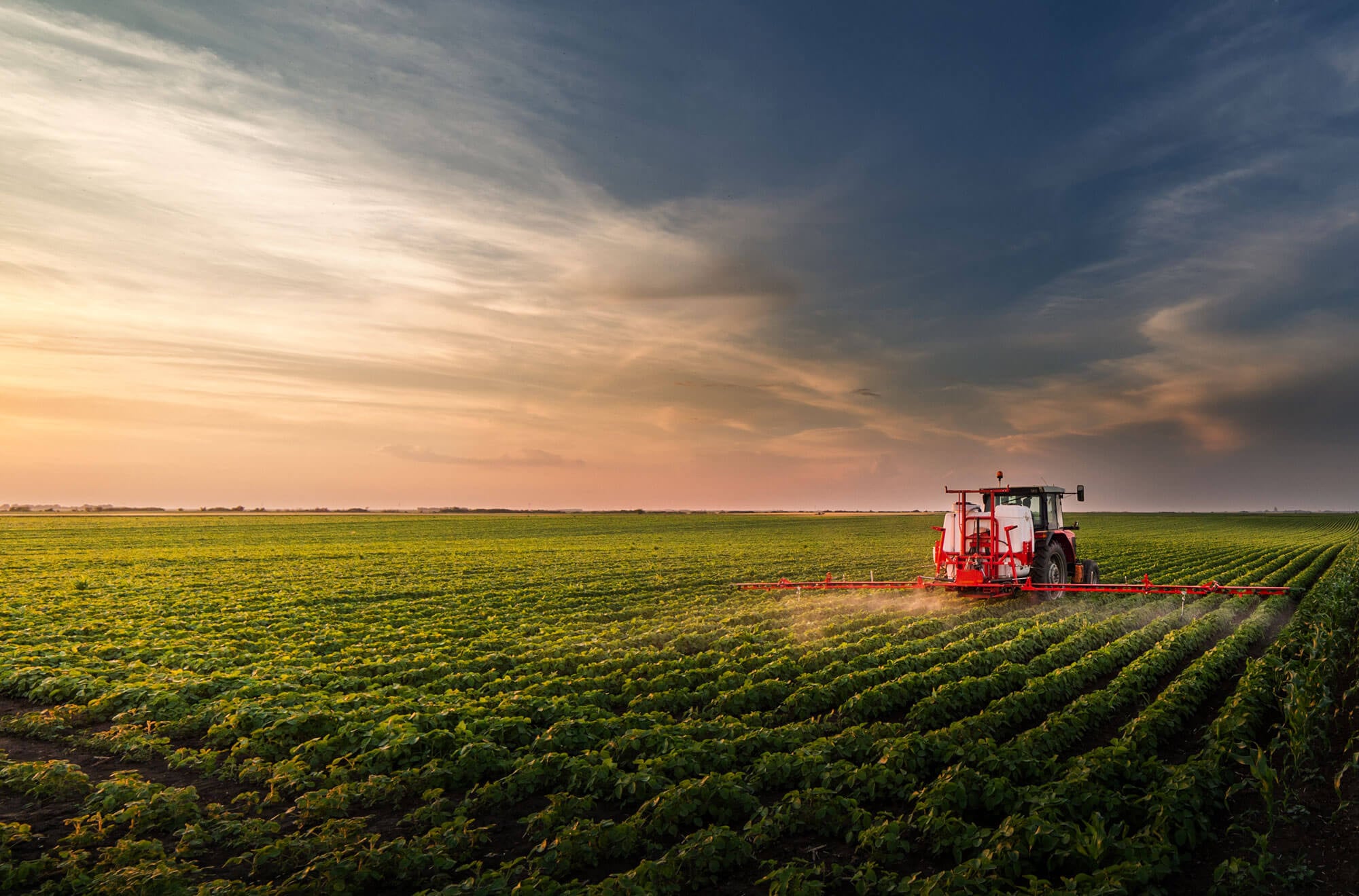 Applicator Sprayer in Field