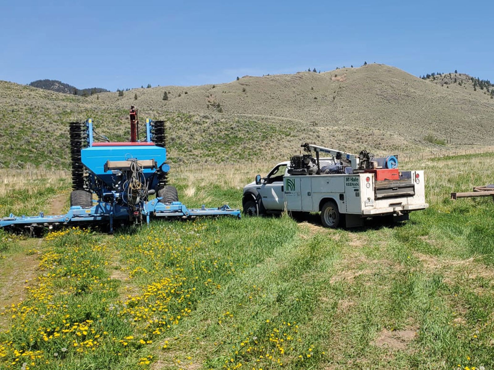 Applicator Sprayer in Field
